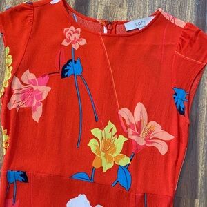 Loft petites floral dress. Size 2P